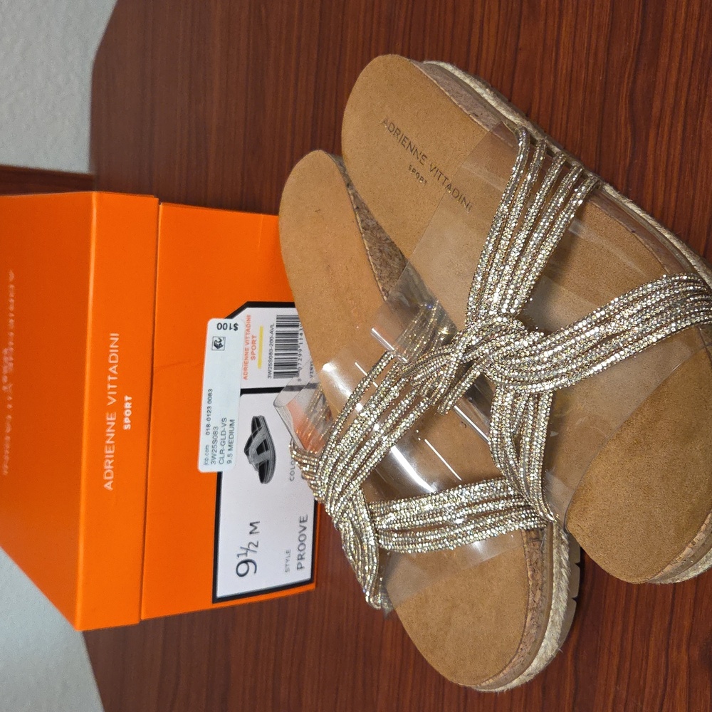 Adrienne Vittadini Proove Womens Round Mules